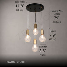 JUNO-Modern Faceted Crystal Globe LED Pendant Light-ZENDUCE