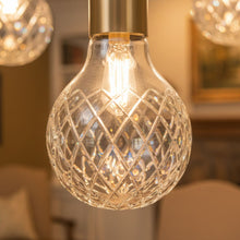 JUNO-Modern Faceted Crystal Globe LED Pendant Light-ZENDUCE