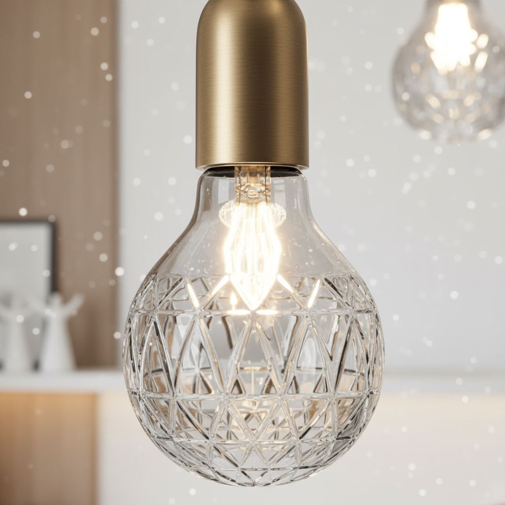 JUNO-Modern Faceted Crystal Globe LED Pendant Light-ZENDUCE