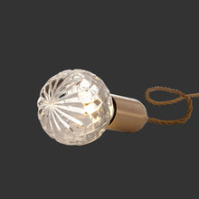 JUNO-Modern Faceted Crystal Globe LED Pendant Light-ZENDUCE