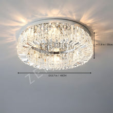 KIRA-Gold Frame Halo Ring Chandelier-ZENDUCE
