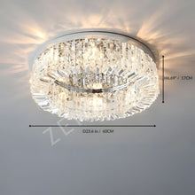 KIRA-Gold Frame Halo Ring Chandelier-ZENDUCE