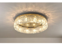 KIRA-Gold Frame Halo Ring Chandelier-ZENDUCE