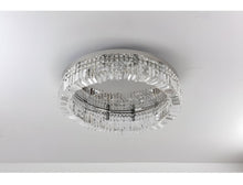 KIRA-Gold Frame Halo Ring Chandelier-ZENDUCE