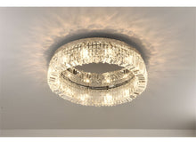 KIRA-Gold Frame Halo Ring Chandelier-ZENDUCE