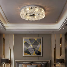 KIRA-Gold Frame Halo Ring Chandelier-ZENDUCE