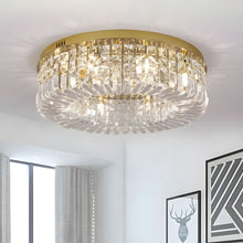 KIRA-Gold Frame Halo Ring Chandelier-ZENDUCE