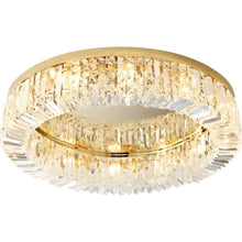 KIRA-Gold Frame Halo Ring Chandelier-ZENDUCE