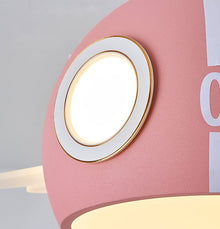 Kids Room Helicopter Ceiling Fan with Light - Art Deco Style - ZENDUCE - Blue