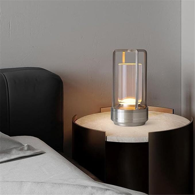 Lantern - Cordless Crystal Table Lamp