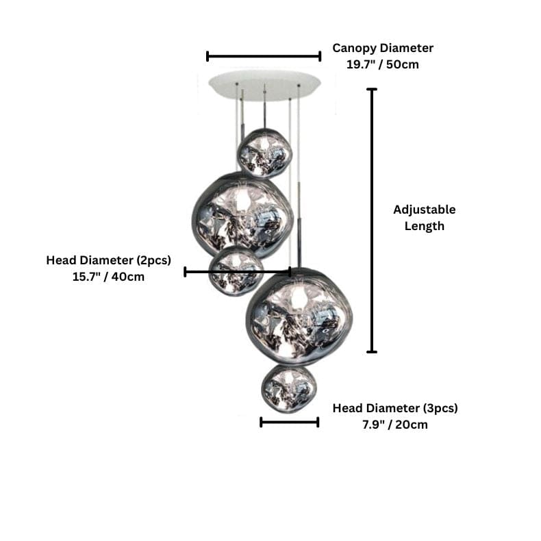 LAVA DROPS (OPEN BOX) - ZENDUCE - 9 heads - Mixed Colors