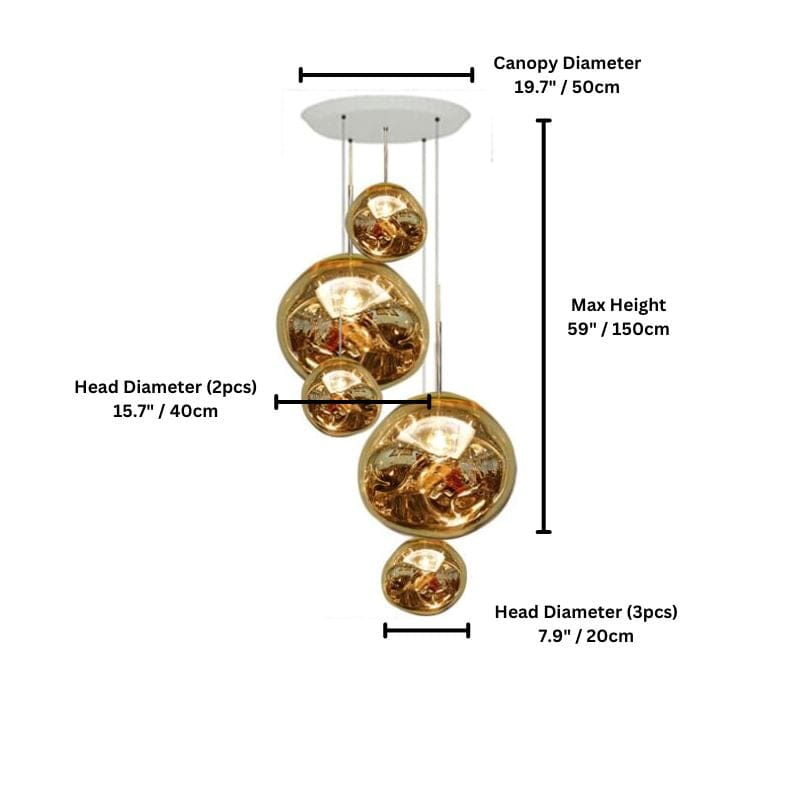 LAVA DROPS (OPEN BOX) - ZENDUCE - 9 heads - Mixed Colors