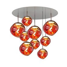 LAVA DROPS - ZENDUCE - 3 heads rose gold / Glass