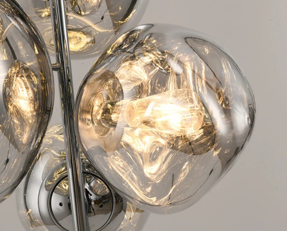 LAVA (FLOOR) - ZENDUCE - Single - D14.9″ x H 57.1″ / Silver / US Plug