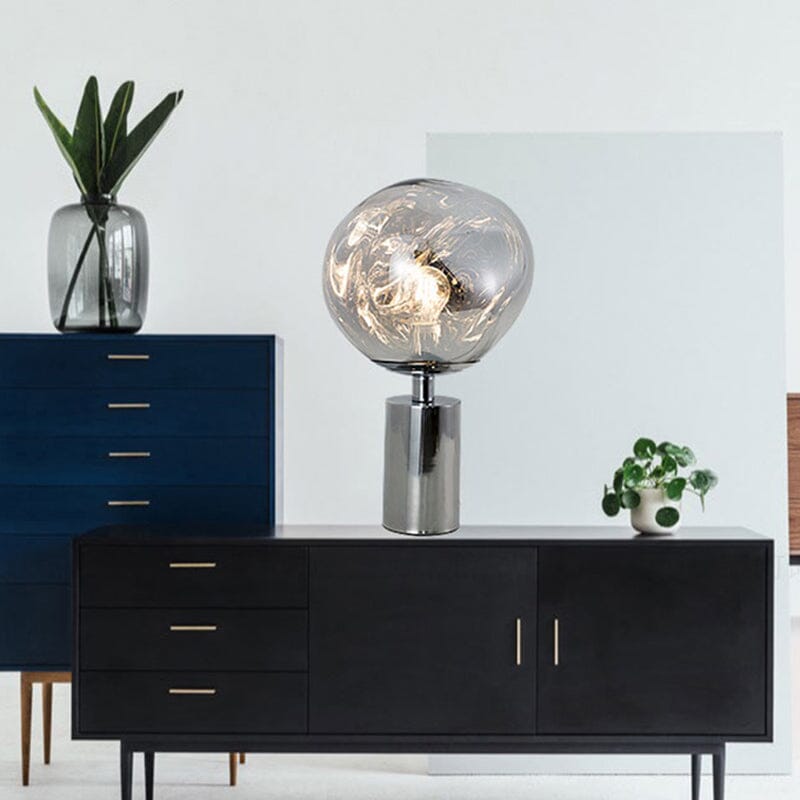 LAVA (TABLE) - ZENDUCE - D 5.9"/15cm x H 11"/28cm / Gold / PVC