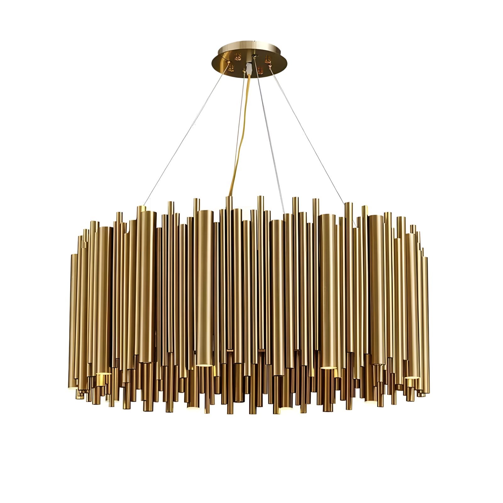 LIRA-Nest Style Gold Hanging Fixture-ZENDUCE