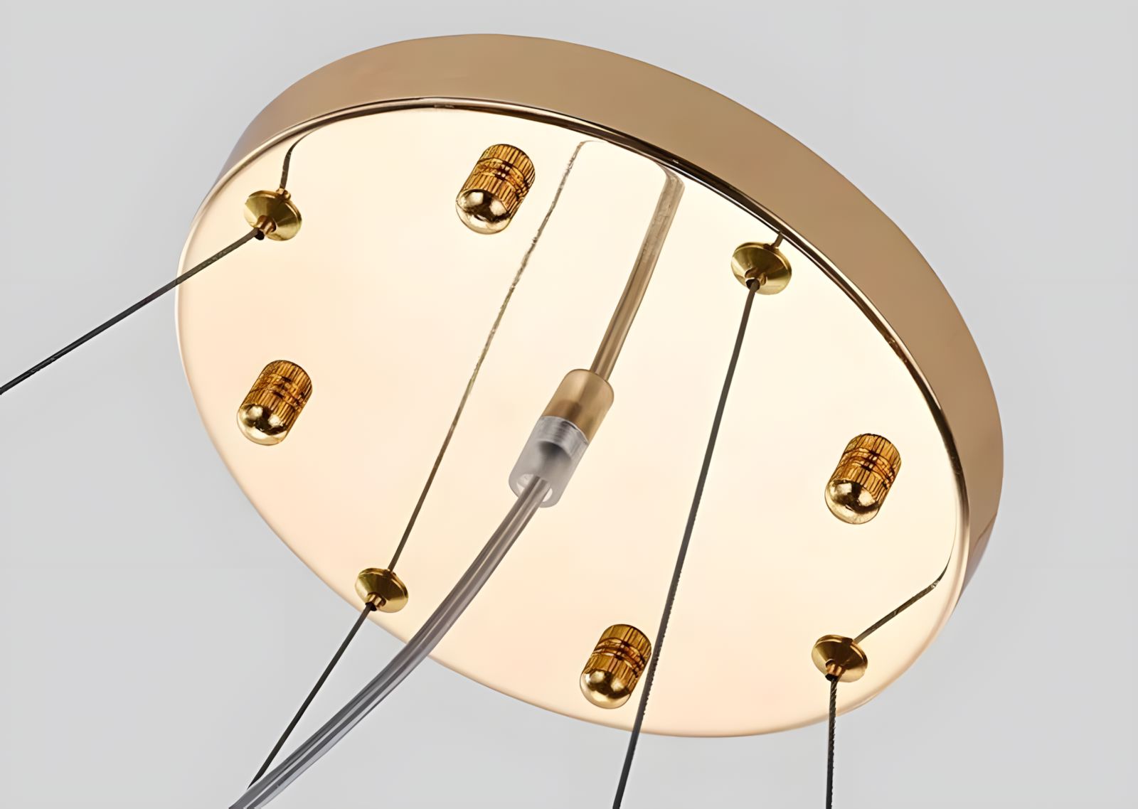 LIRA-Nest Style Gold Hanging Fixture-ZENDUCE