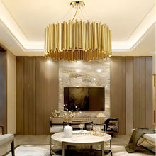 LIRA-Nest Style Gold Hanging Fixture-ZENDUCE