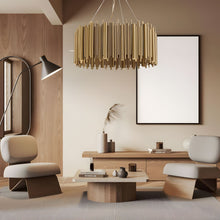 LIRA-Nest Style Gold Hanging Fixture-ZENDUCE