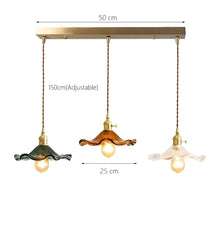 LIVA-Nordic Hanging Glass Pendant Light-ZENDUCE