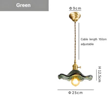 LIVA-Nordic Hanging Glass Pendant Light-ZENDUCE