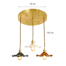 LIVA-Nordic Hanging Glass Pendant Light-ZENDUCE