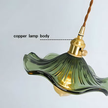LIVA-Nordic Hanging Glass Pendant Light-ZENDUCE