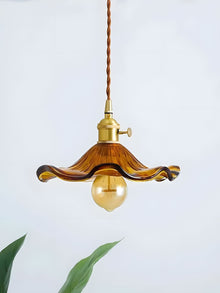 LIVA-Nordic Hanging Glass Pendant Light-ZENDUCE