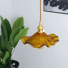 LIVA-Nordic Hanging Glass Pendant Light-ZENDUCE