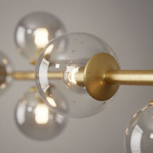 LUMARA-Modern Linear Globe LED Chandelier-ZENDUCE