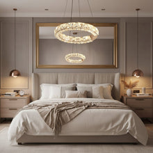 LUMERIA-Modern Crystal Ring Chandelier Pendant Light-ZENDUCE