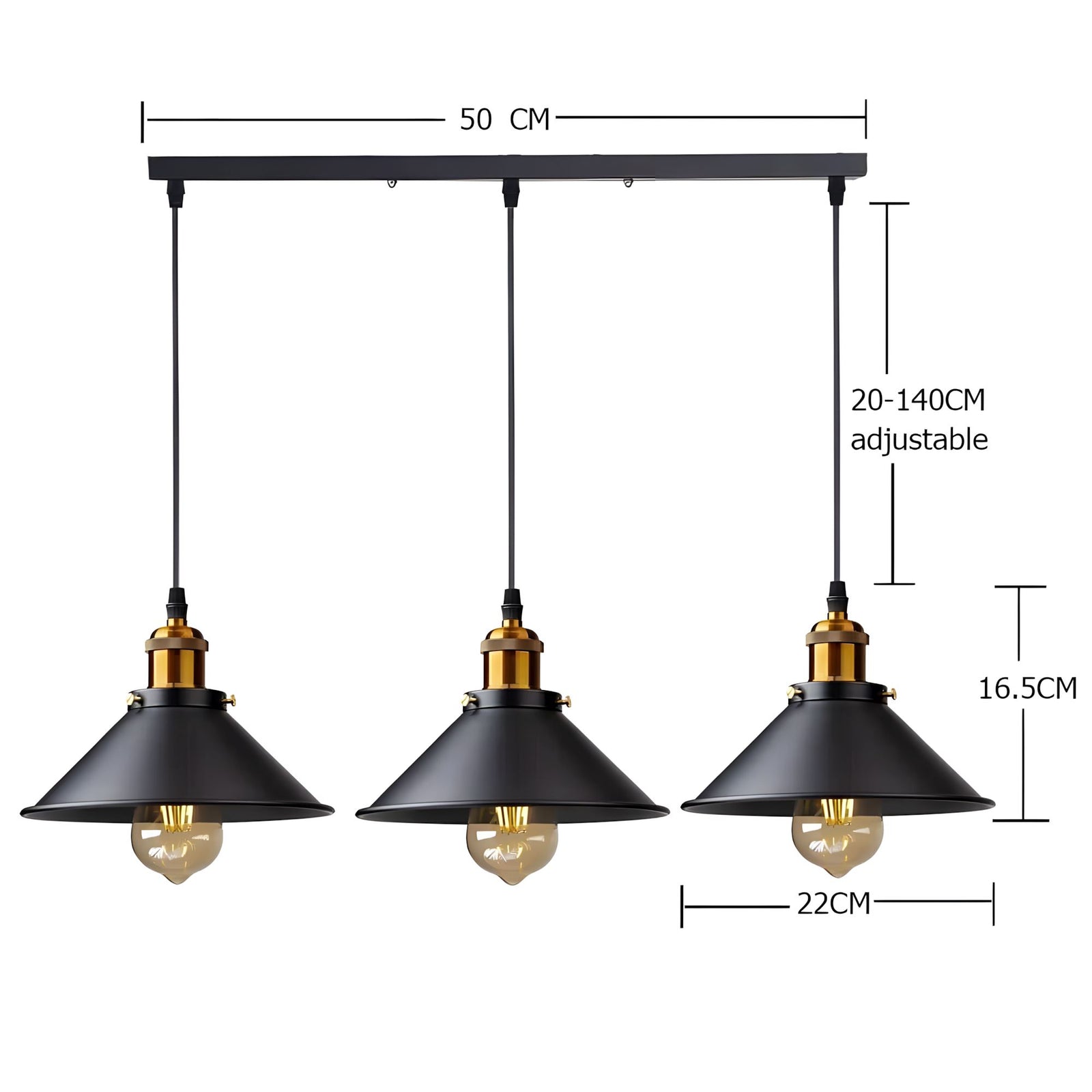 LUMIERE - ZENDUCE - Black / 3 Linear
