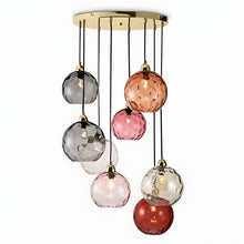 LUMINIQUE-Glass Glow Pendant Light-ZENDUCE
