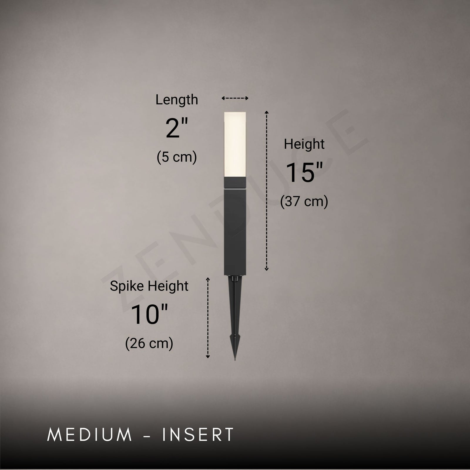 LUMISTONE-Modern LED Outdoor Bollard Pathway Light-ZENDUCE