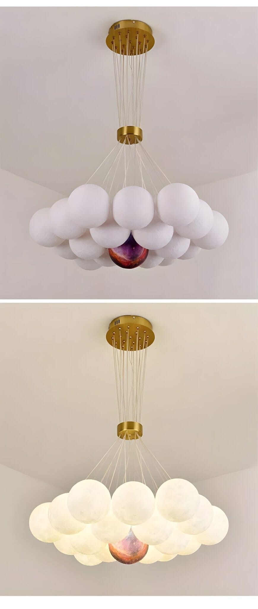 LUNARIA - ZENDUCE - 7 Heads / Cool White / Starry Ball
