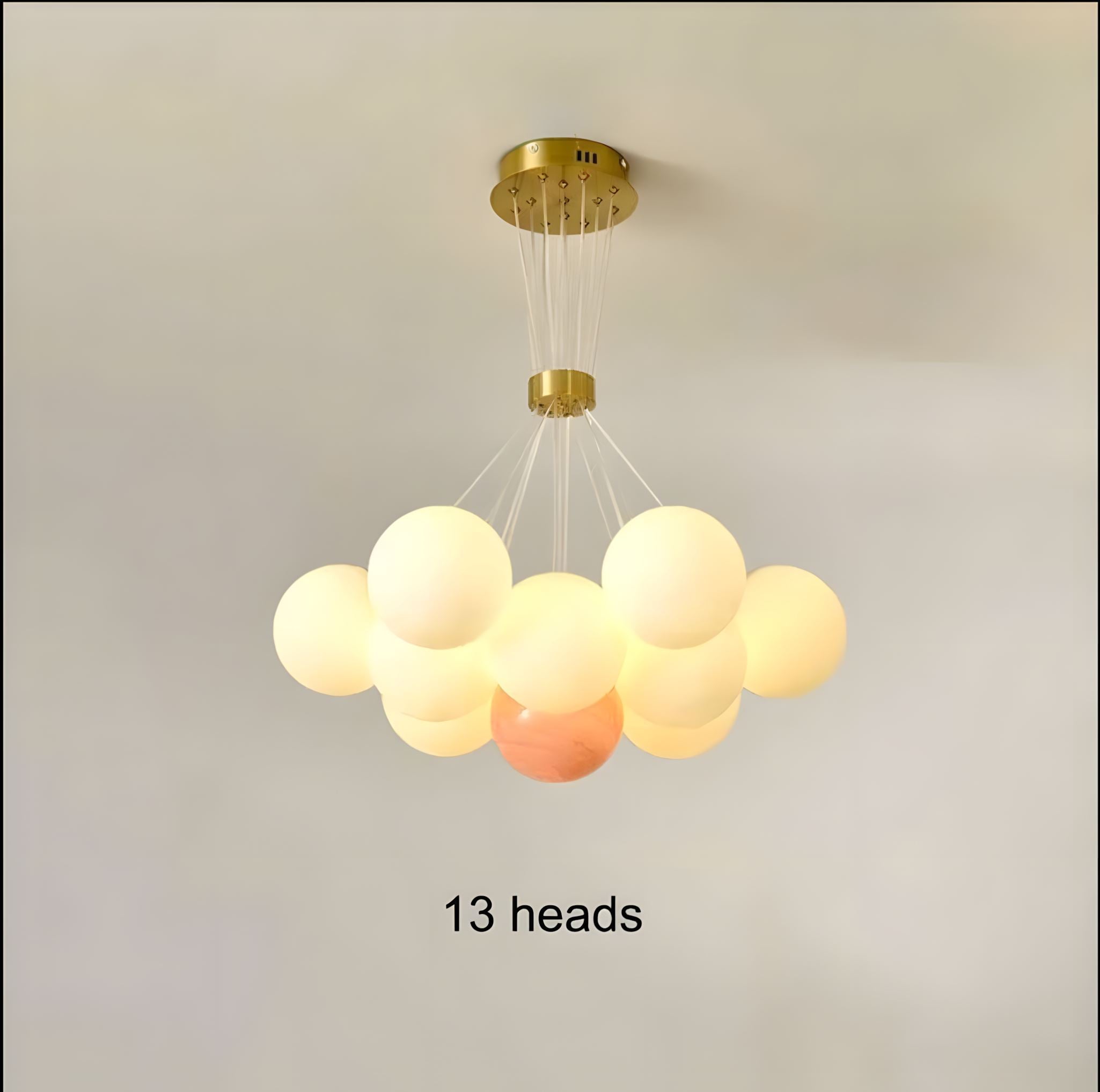 LUNARIA - ZENDUCE - 13 Heads / Cool White / Starry Ball