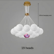 LUNARIA - ZENDUCE - 19 Heads / Cool White / Starry Ball