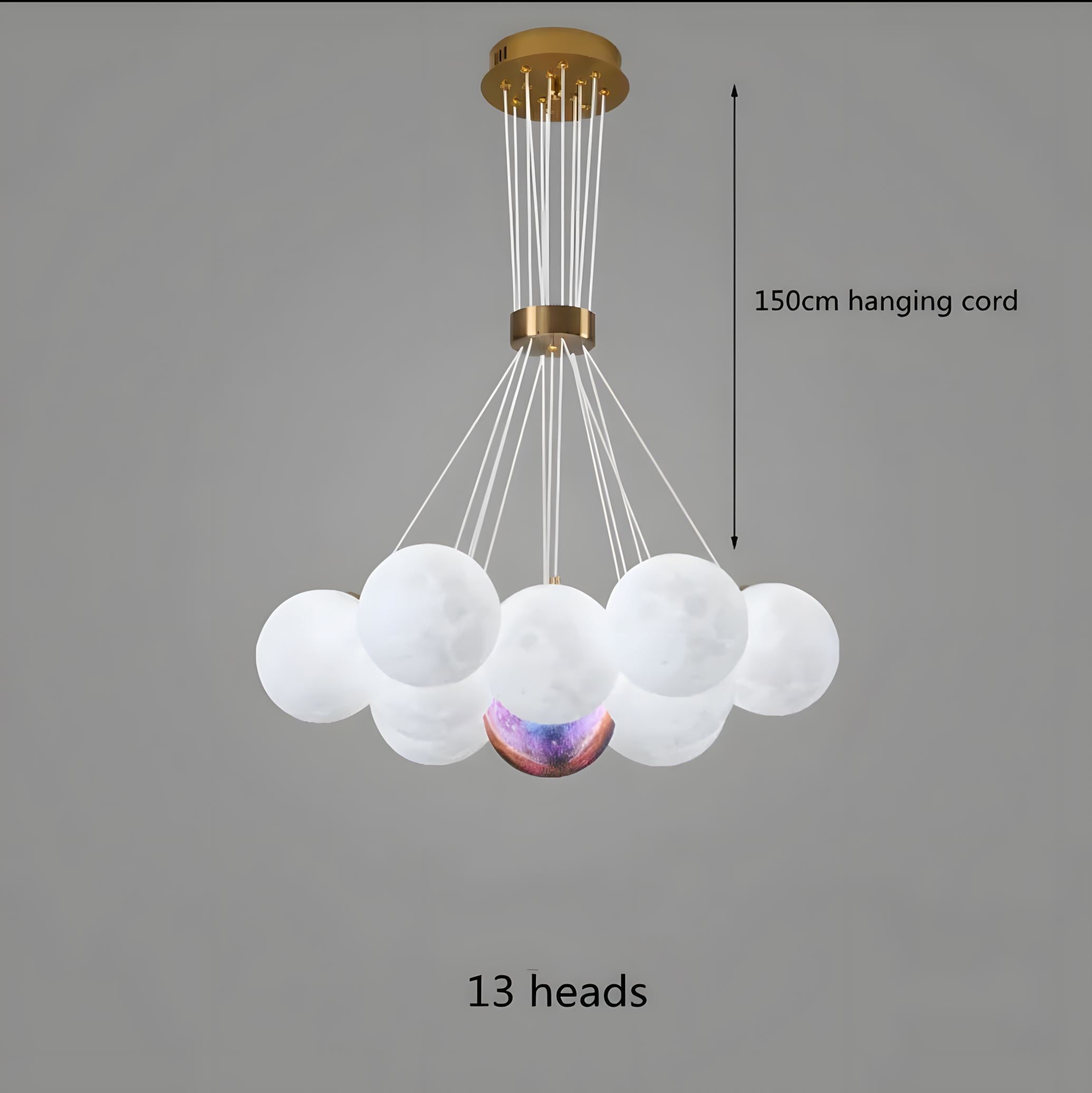 LUNARIA - ZENDUCE - 7 Heads / Cool White / Starry Ball