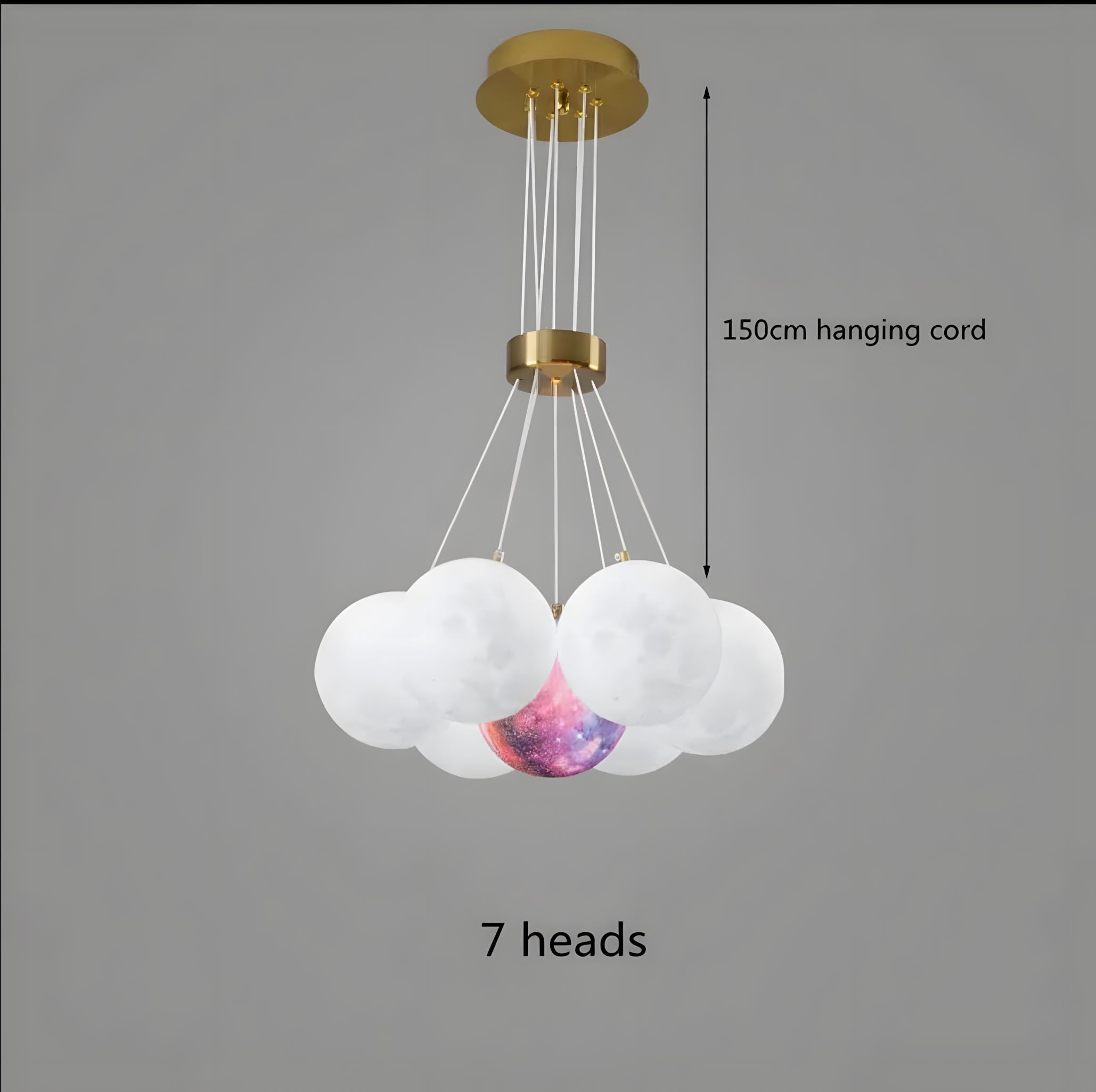 LUNARIA - ZENDUCE - 7 Heads / Cool White / Starry Ball