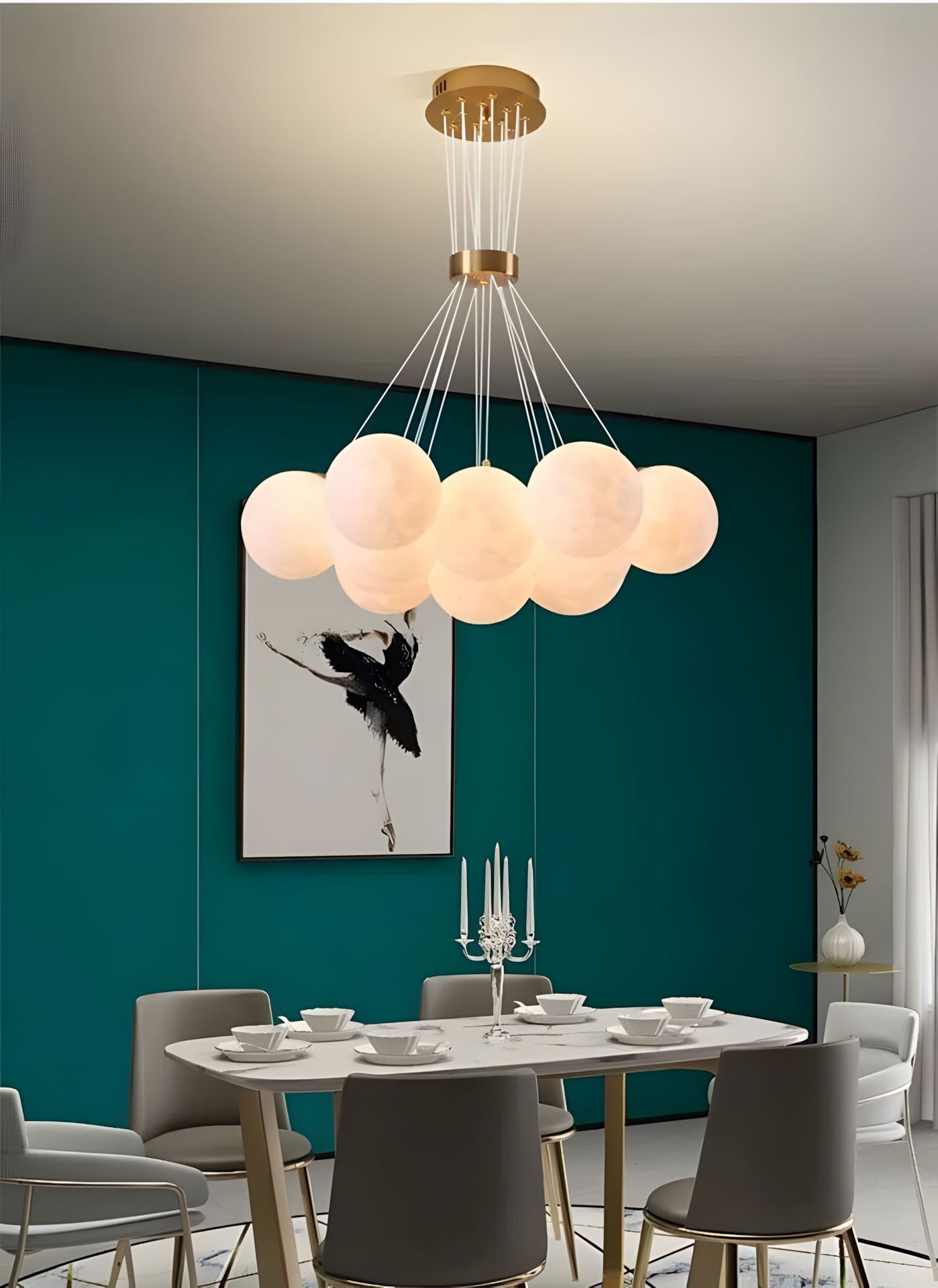 LUNARIA - ZENDUCE - 7 Heads / Cool White / Starry Ball