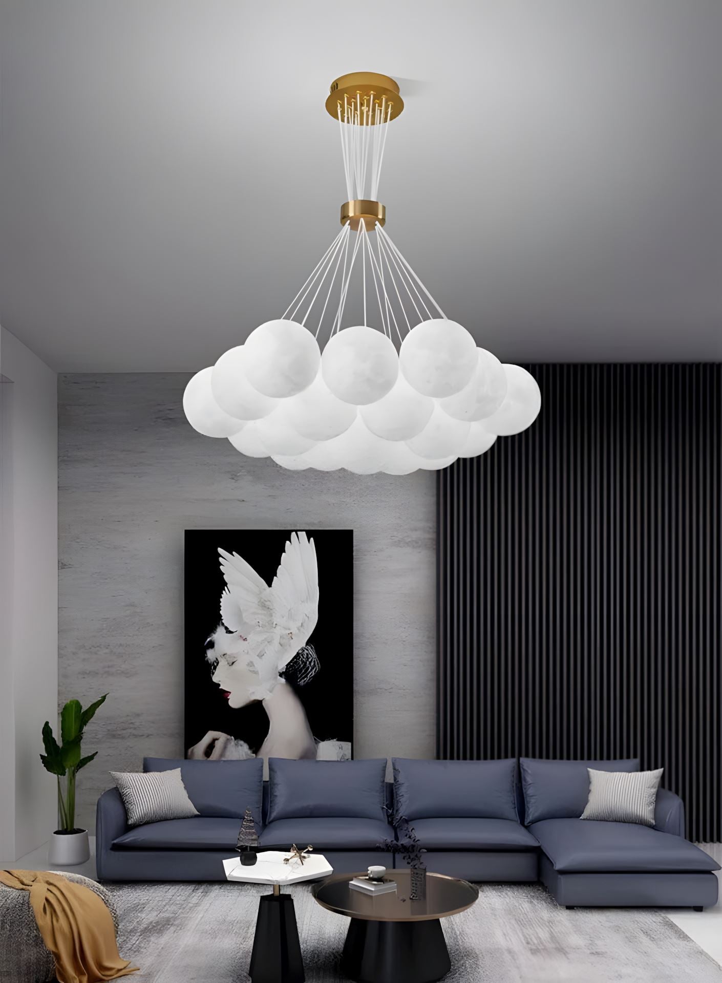 LUNARIA - ZENDUCE - 7 Heads / Cool White / Starry Ball