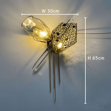 LUSTRE-Artistic Cognac Glass Globes Chandelier-ZENDUCE