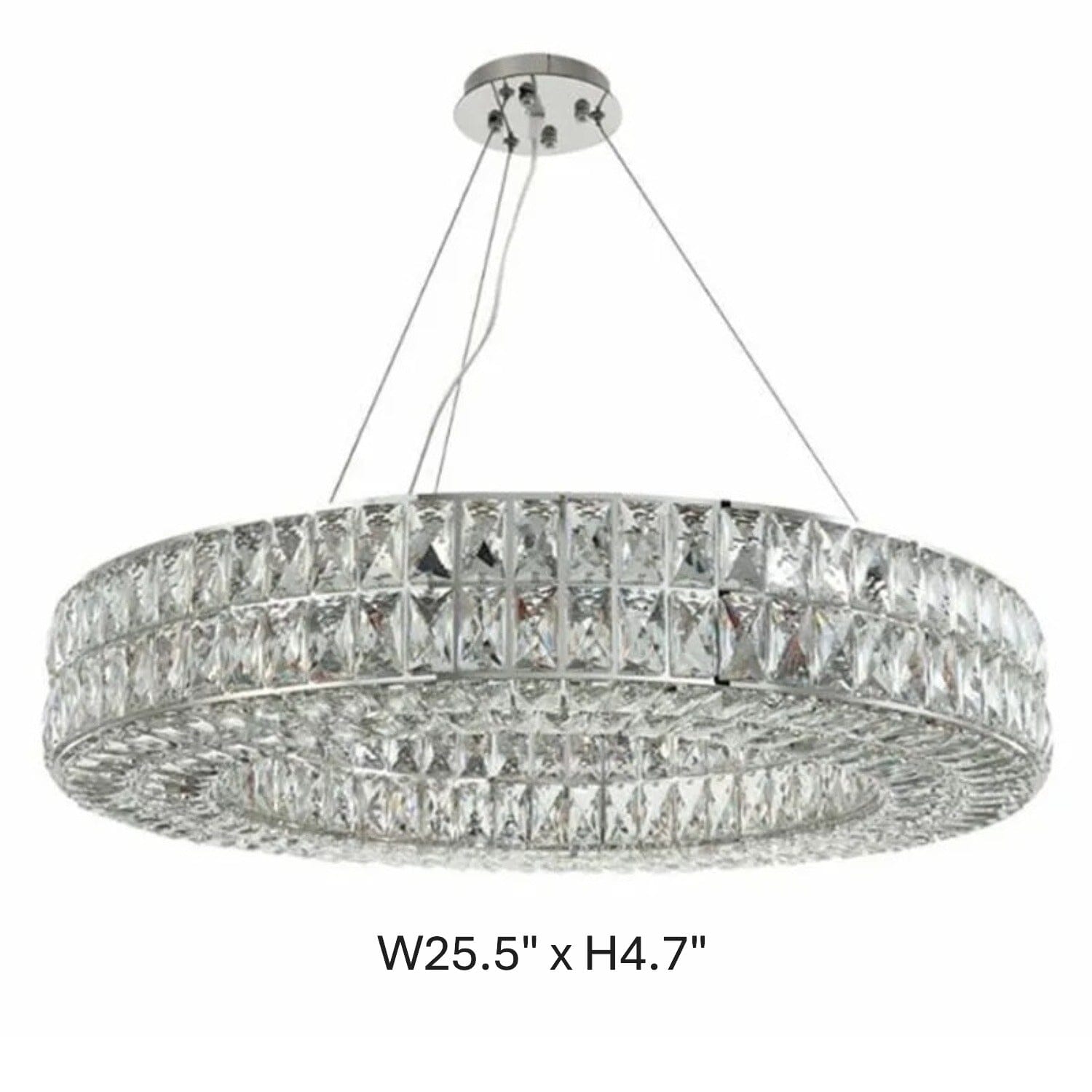 LUXAN - ZENDUCE - W25.5" x H4.7" / Silver