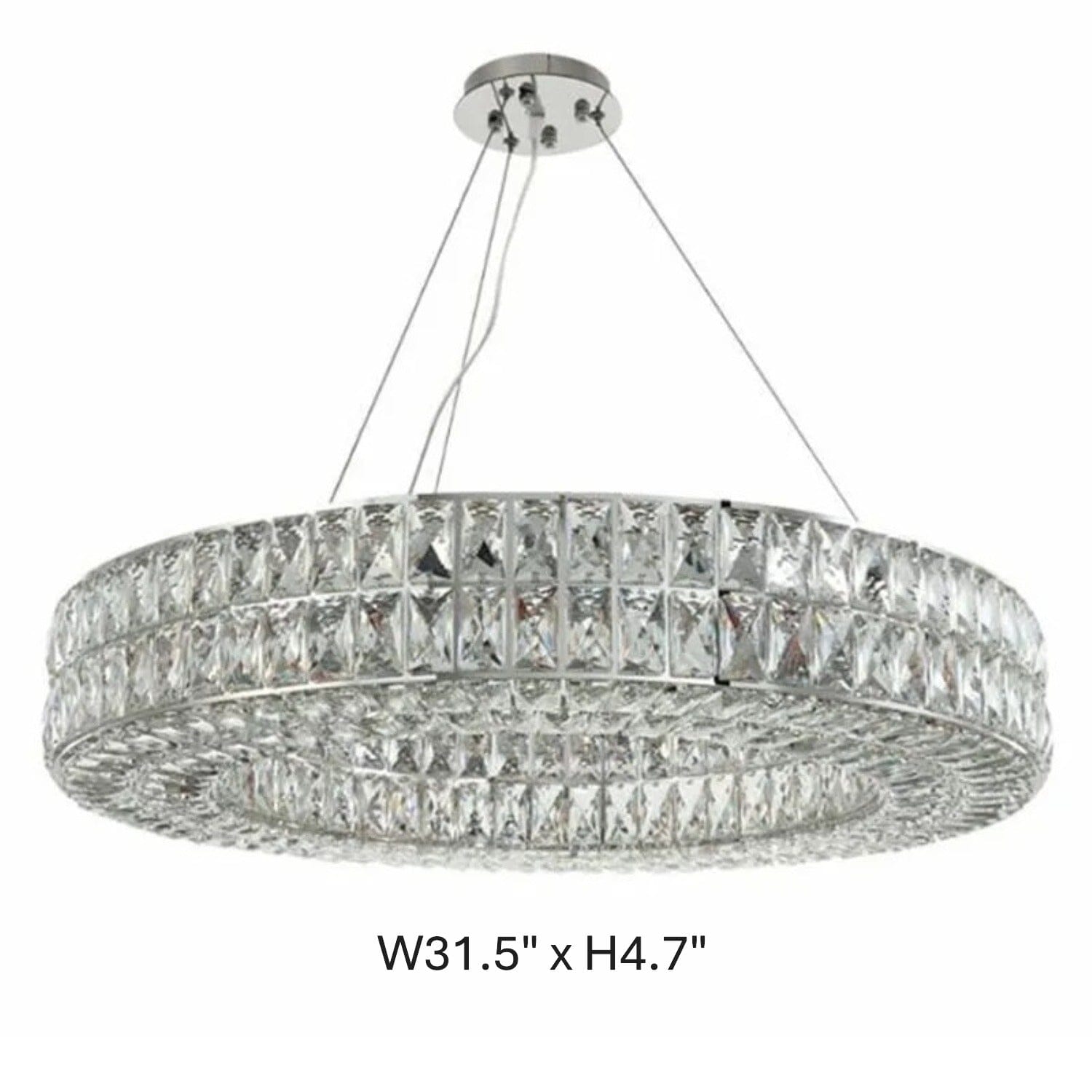 LUXAN - ZENDUCE - W31.5" x H4.7" / Silver