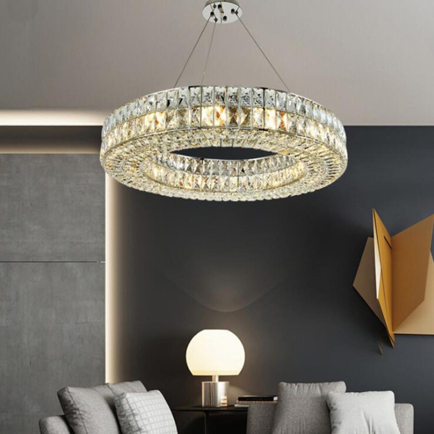 LUXAN - ZENDUCE - W25.5" x H4.7" / Silver