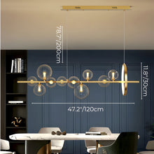 MACROCOSM - ZENDUCE - 47.2" - 10 Heads / Cool White / Gold