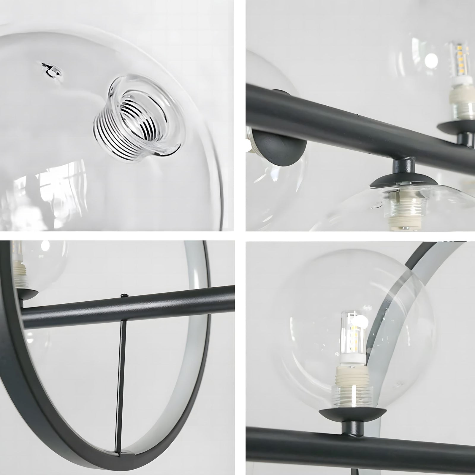 MACROCOSM - ZENDUCE - 35.4" - 7 Heads / Cool White / Gold