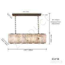 MARBRE - ZENDUCE - 78.8"/200cm / Warm White (3000K) / Black