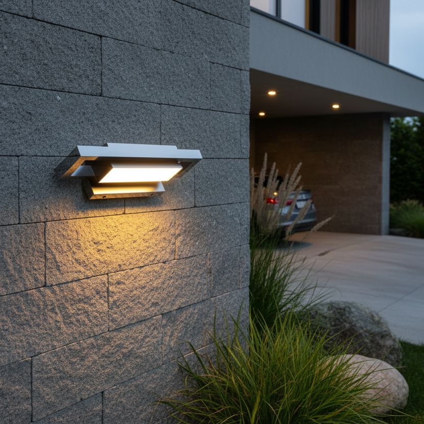 MARZENA-Modern Waterproof LED Entryway Wall Sconce-ZENDUCE