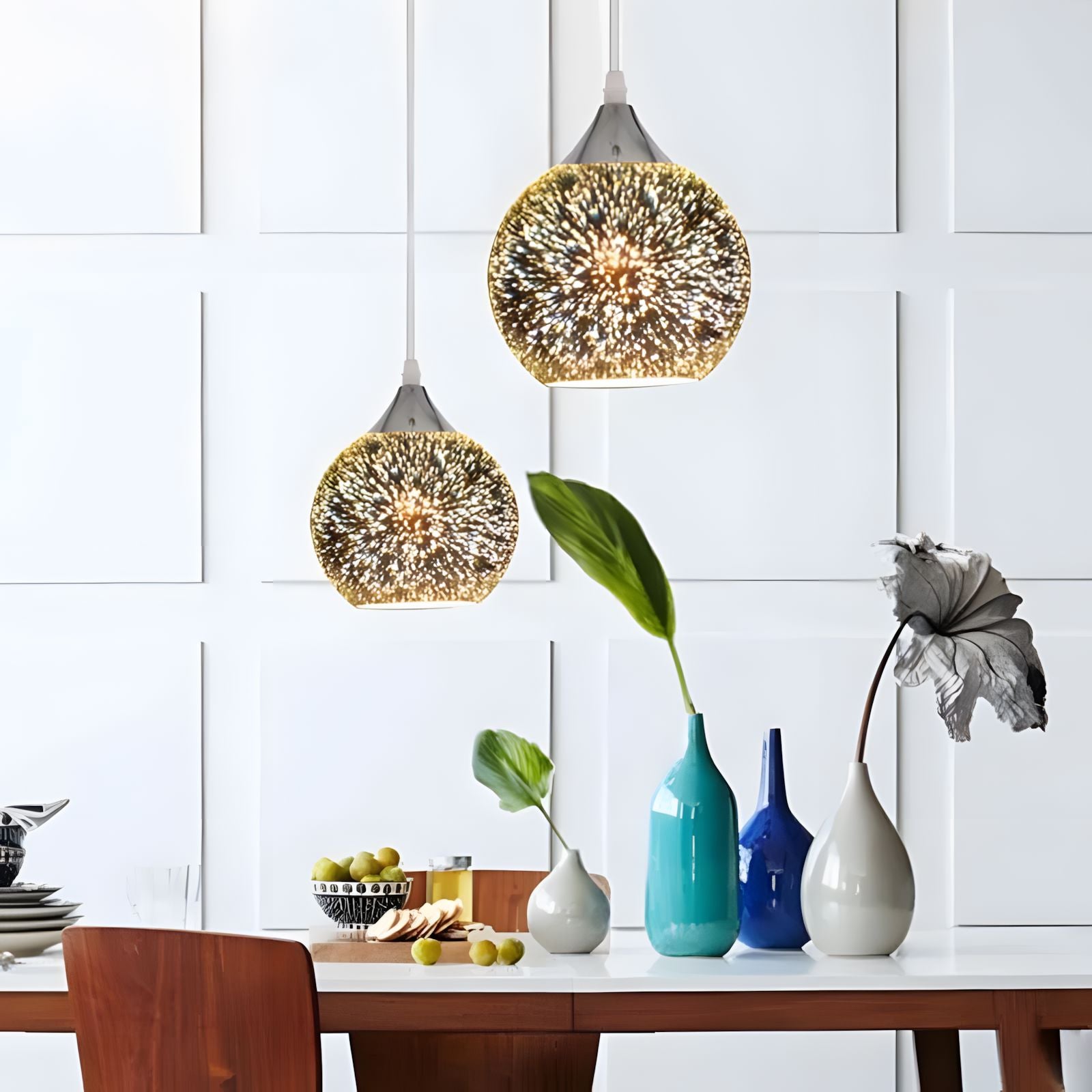 MATZO (OPEN BOX)-Sparkling Colourful Pendant Light-ZENDUCE